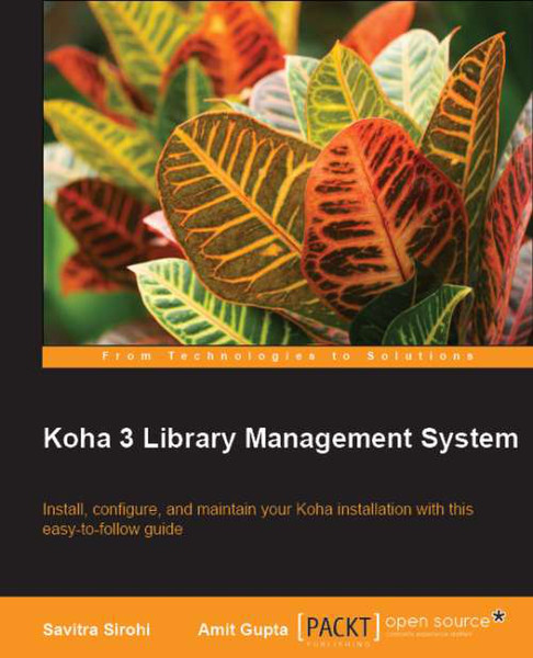 Packt Koha 3 Library Management System 288pages software manual