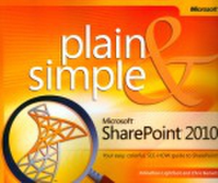 Microsoft SharePoint 2010 Plain & Simple 241Seiten Software-Handbuch