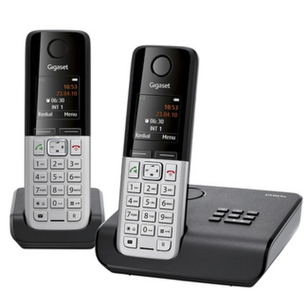 Gigaset C300A DUO DECT Black,Silver