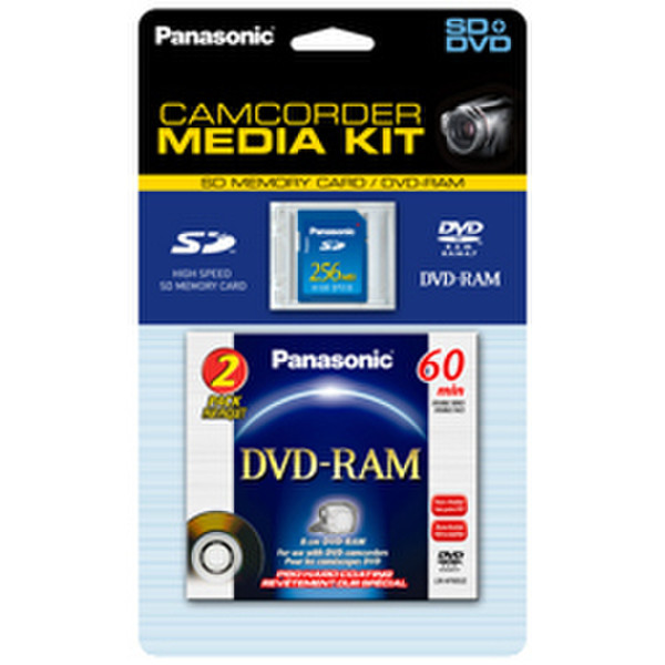 Panasonic Camcorder Media Kit 0.25GB SD memory card