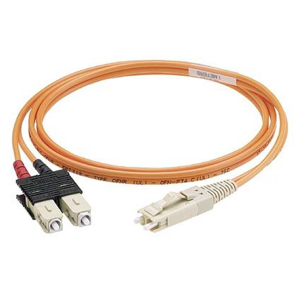 Panduit F6D2-3M1 1m ST/BFOC SC Orange fiber optic cable