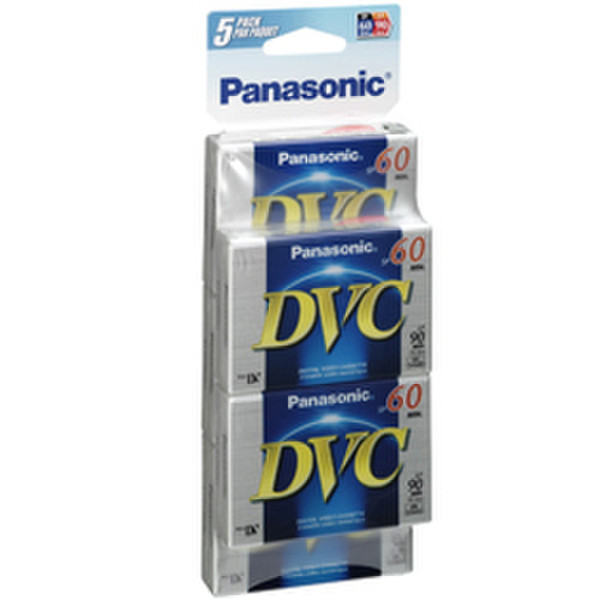 Panasonic Mini DV Cassette DVC (Mini DV) 60min 5pc(s)