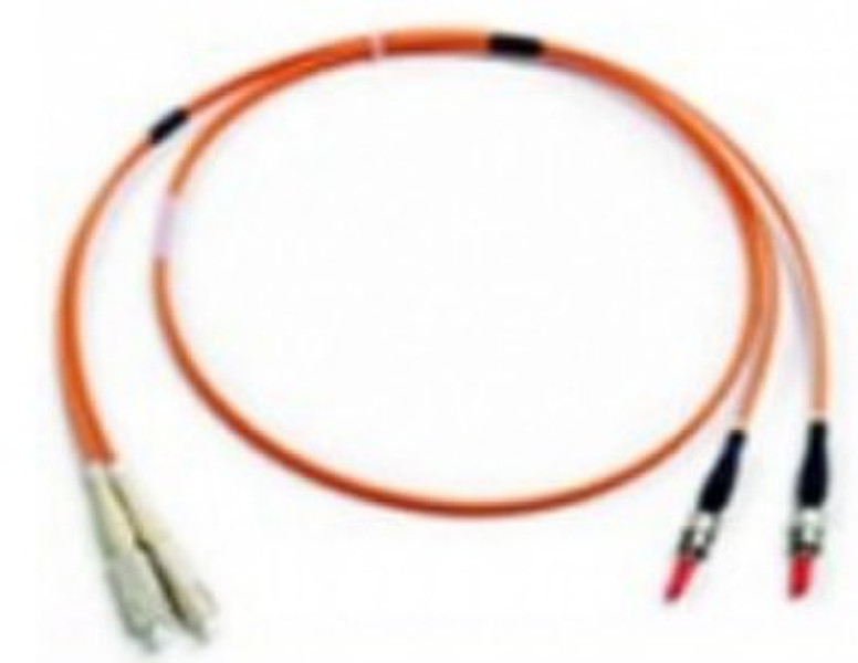 Nessos N9980081 2m SC ST Orange fiber optic cable