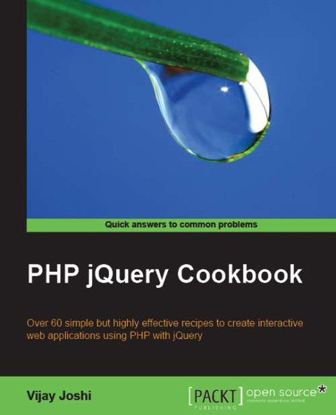 Packt PHP jQuery Cookbook 332pages software manual