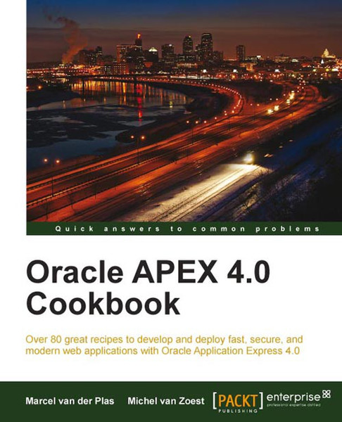 Packt Oracle APEX 4.0 Cookbook 328страниц руководство пользователя для ПО