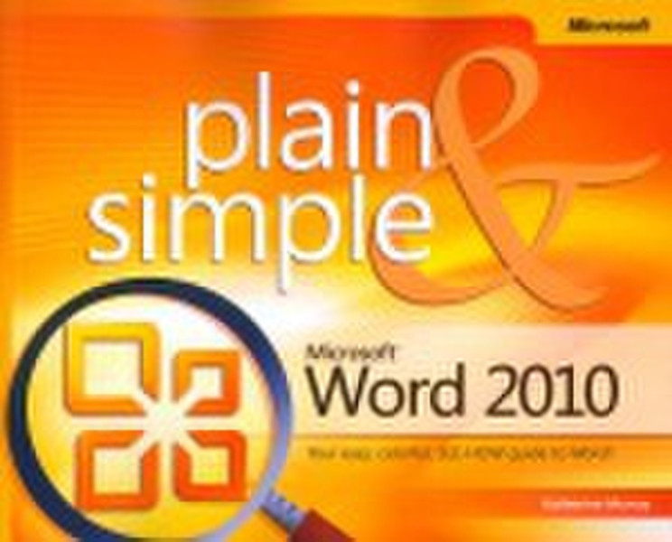 Microsoft Word 2010 Plain & Simple 244pages software manual