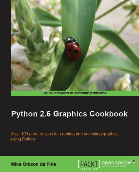 Packt Python 2.6 Graphics Cookbook 260pages software manual