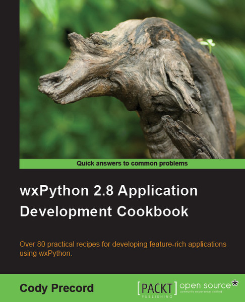 Packt wxPython 2.8 Application Development Cookbook 308pages software manual