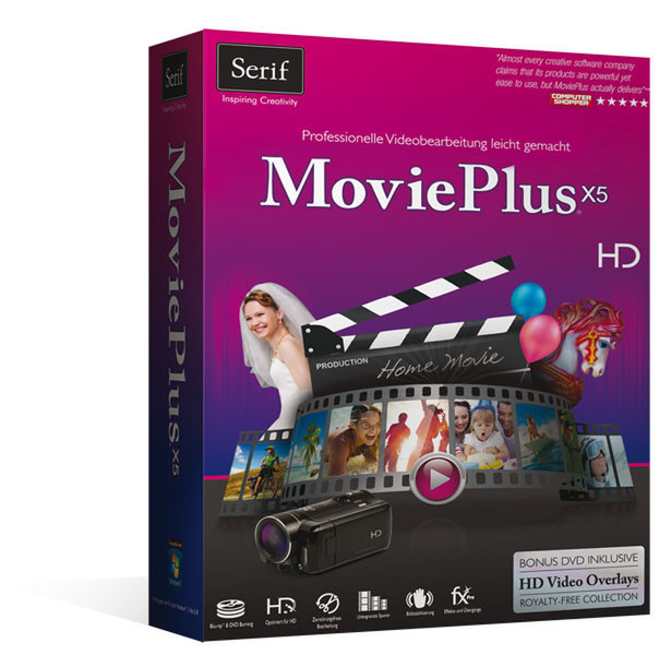 Avanquest Serif MoviePlus X5, Win, FR