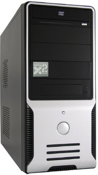 Faktor Zwei DTB 3913 3GHz E5700 Midi Tower Black,Silver PC