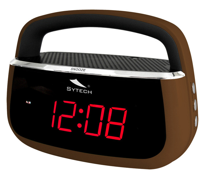 Sytech SY-1045MR Clock Brown