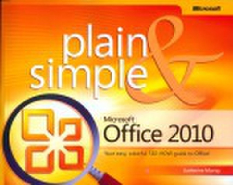 Microsoft Office 2010 Plain & Simple 432Seiten Software-Handbuch