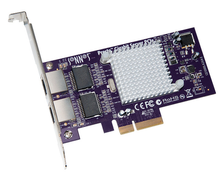 Sonnet Presto Gigabit Server PCIe Internal Ethernet 1000Mbit/s