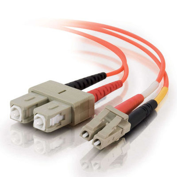 C2G 11116 3m LC SC Orange fiber optic cable