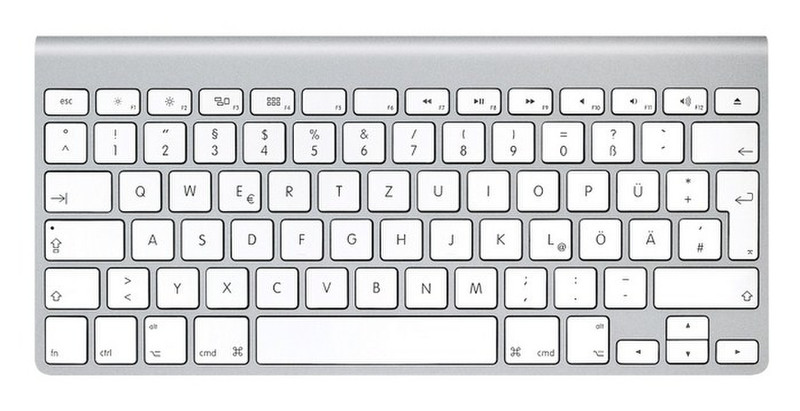 Apple MC184D/B Bluetooth QWERTZ Tastatur für Mobilgeräte