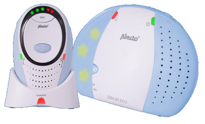 Alecto DBX-85 ECO DECT babyphone 1канала Синий, Белый