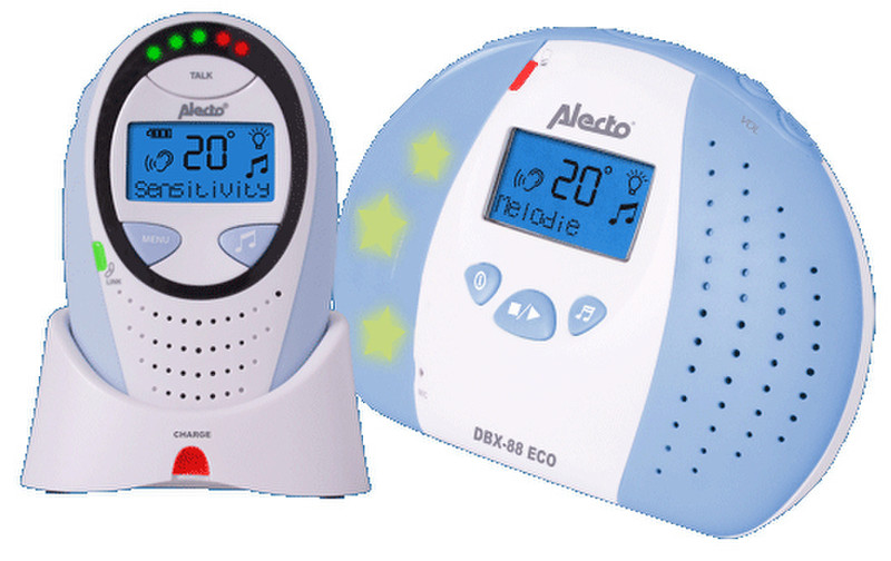 Alecto DBX-88 ECO DECT babyphone 1канала Синий, Белый