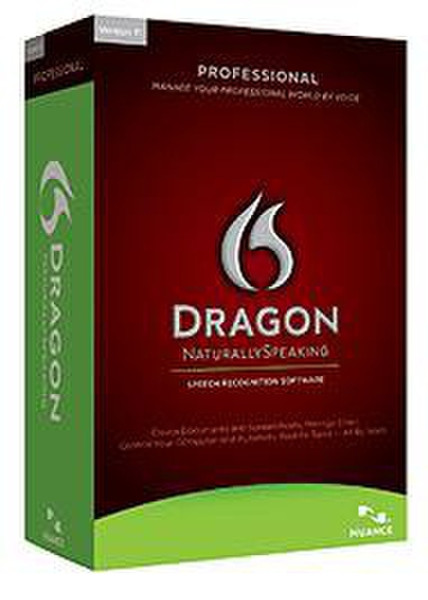 Nuance Dragon NaturallySpeaking 11.5 Pro, Box, DE