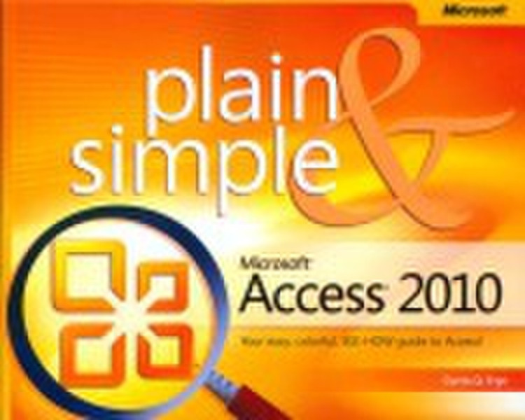 Microsoft Access 2010 Plain & Simple 275Seiten Software-Handbuch