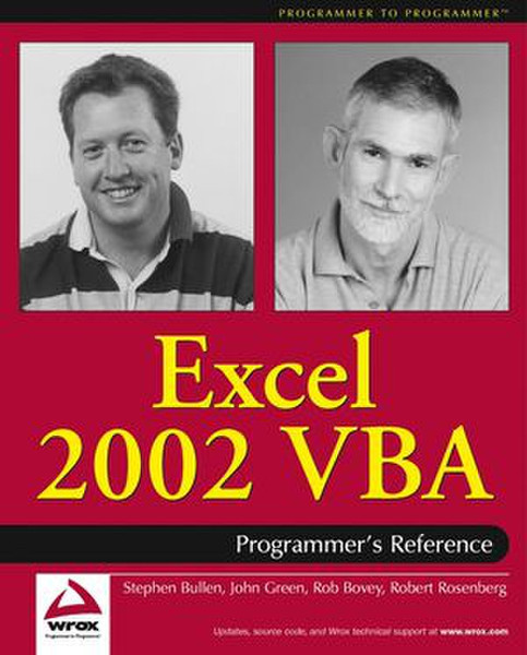 Wiley Excel 2002 VBA: Programmers Reference 1032страниц руководство пользователя для ПО