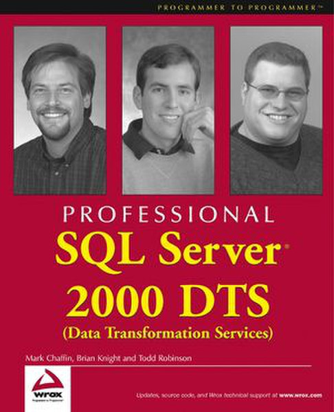 Wiley Professional SQL Server 2000 DTS (Data Transformation Services) 888pages software manual