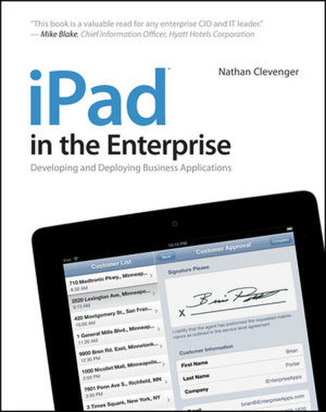 Wiley iPad in the Enterprise: Developing and Deploying Business Applications 408pages software manual