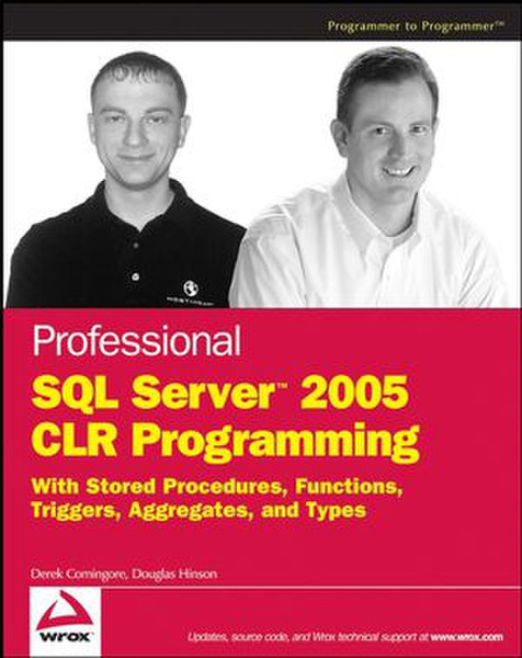 Wiley Professional SQL Server 2005 CLR Programming: with Stored Procedures, Functions, Triggers, Aggregates, and Types 432pages software manual