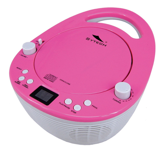Sytech SY-984RS 20W Pink CD radio
