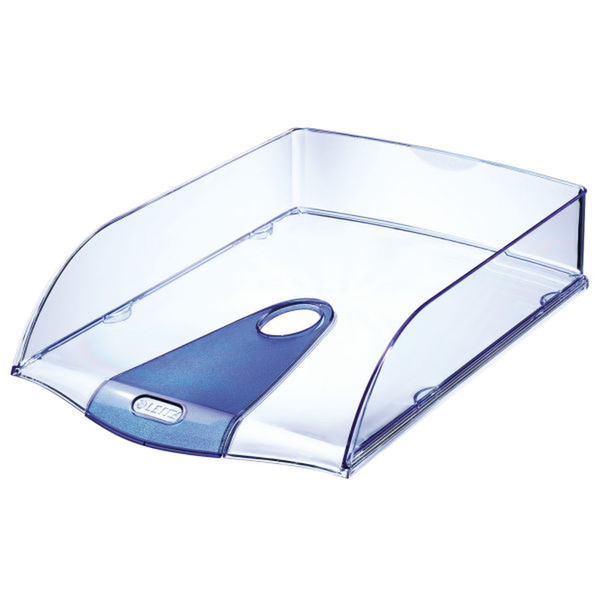 Esselte 52000005 Plastic Blue,Transparent desk tray