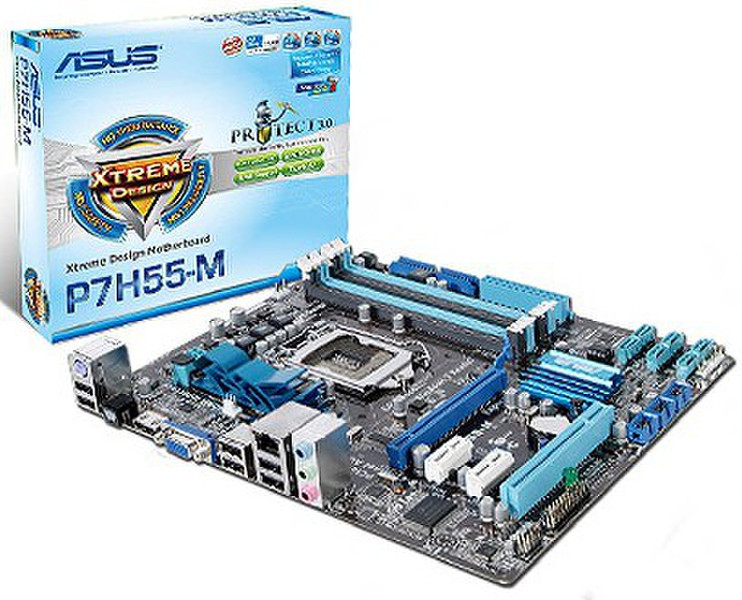 ASUS P7H55-M Intel H55 Socket H (LGA 1156) ATX материнская плата