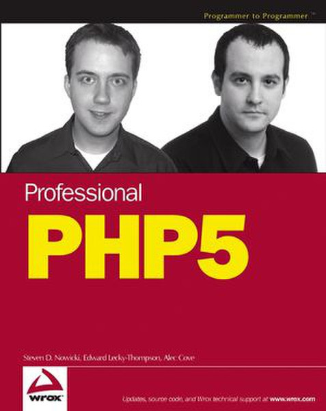 Wiley Professional PHP5 662pages software manual