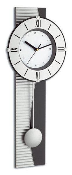 TFA 60.3001 Silver wall clock