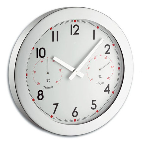 TFA 60.3005 Stainless steel wall clock