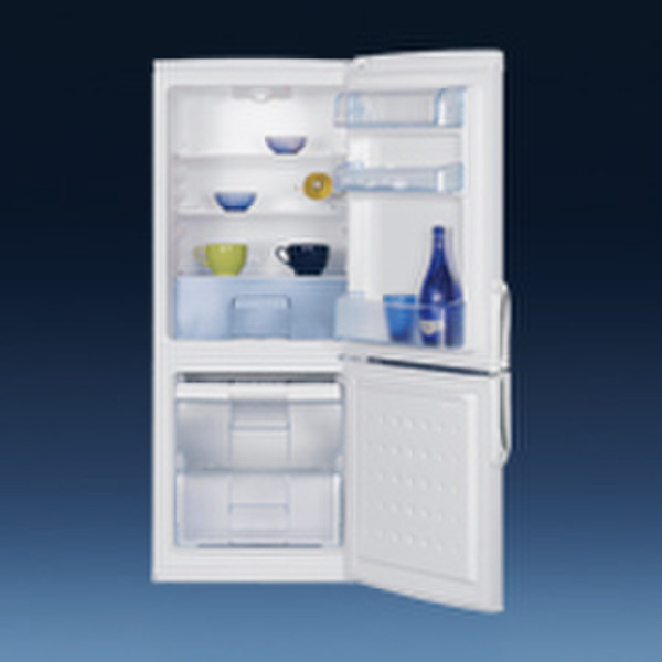 Beko CSA 21020 Отдельностоящий 132л 49л A+ Белый холодильник с морозильной камерой