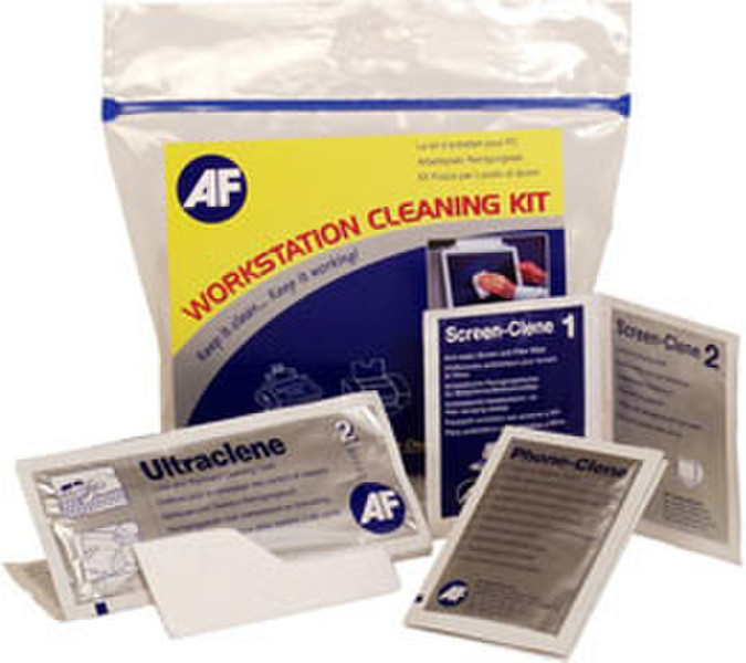 AF WCK000 Equipment cleansing wet & dry cloths equipment cleansing kit