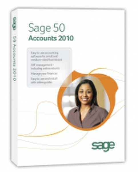 Sage Software 50 Accounts 2010, 1u, 1 Cmp