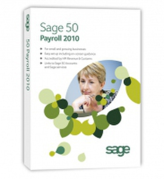 Sage Software 50 Payroll 2010, 50e, 1Cmp