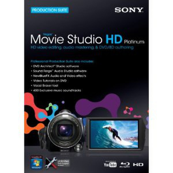 Sony Movie Studio HD 10 Platinum Suite