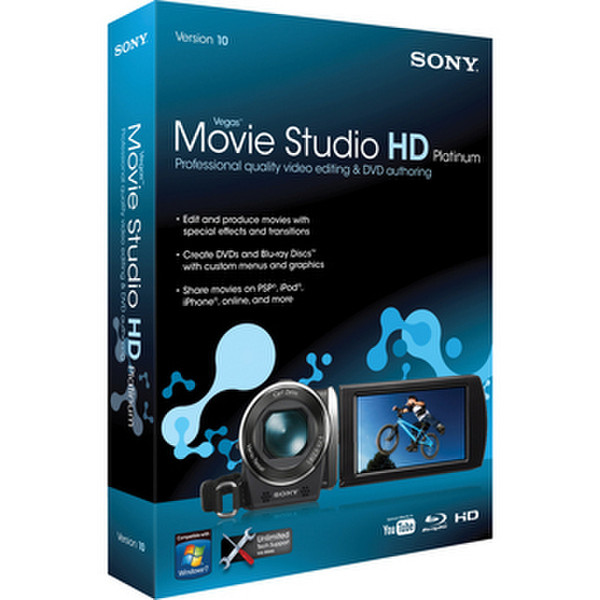 Sony Vegas Movie Studio HD Platinum 10