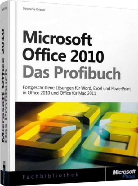 Microsoft MS Office 2010 - Das Profibuch 781страниц DEU руководство пользователя для ПО