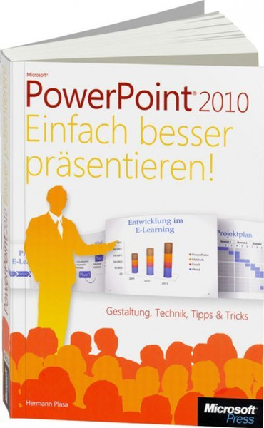 Microsoft MS PowerPoint 2010 - Einfach besser präsentieren 304Seiten Deutsche Software-Handbuch