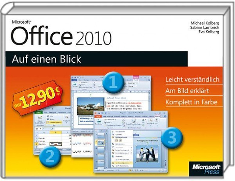 Microsoft MS Office 2010 auf einen Blick 320страниц DEU руководство пользователя для ПО