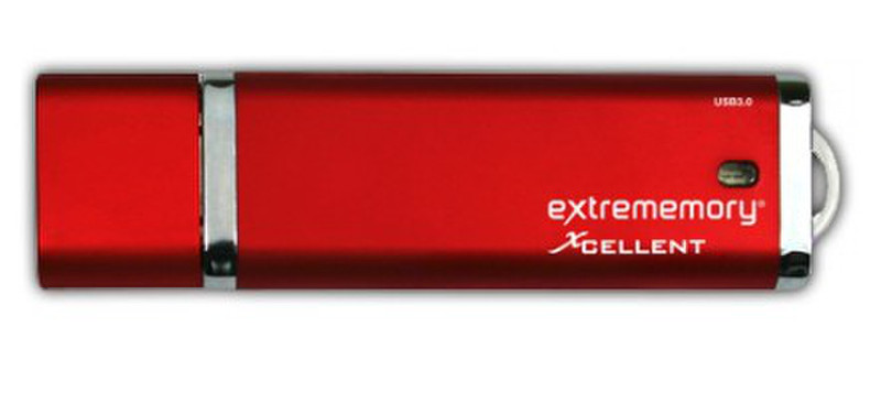 Extrememory USB3 XCellent 8GB 8GB USB 3.0 (3.1 Gen 1) Typ A Rot, Silber USB-Stick
