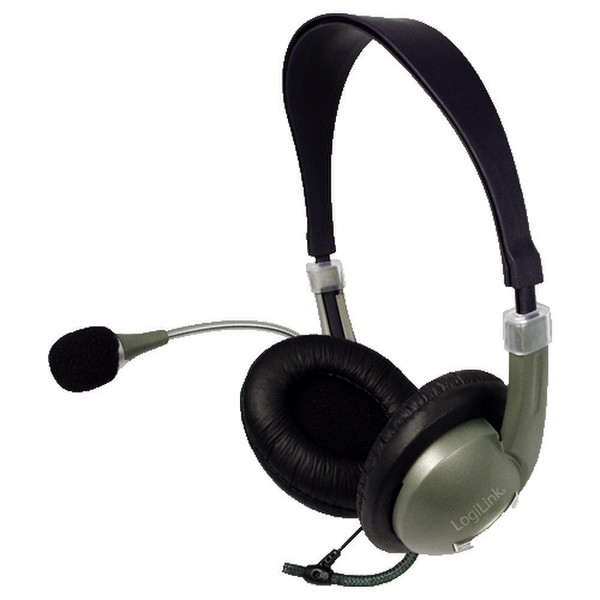 LogiLink HS0016 2x 3.5 mm Binaural Head-band headset