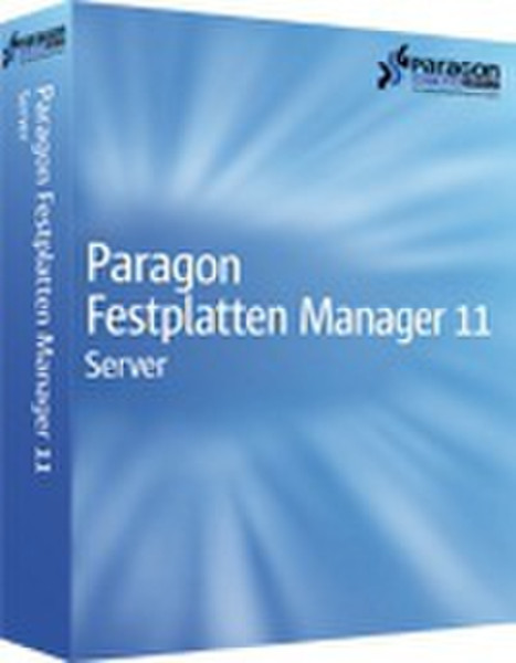 Paragon Festplatten Manager 2011 Server, 3Y, UPG, GOV
