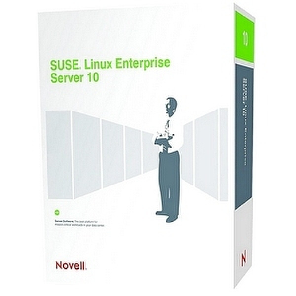 Novell Suse Linux Enterprise Server 10 / AMD64&EM64T Support Bundle Max 32 CPU 1-Year