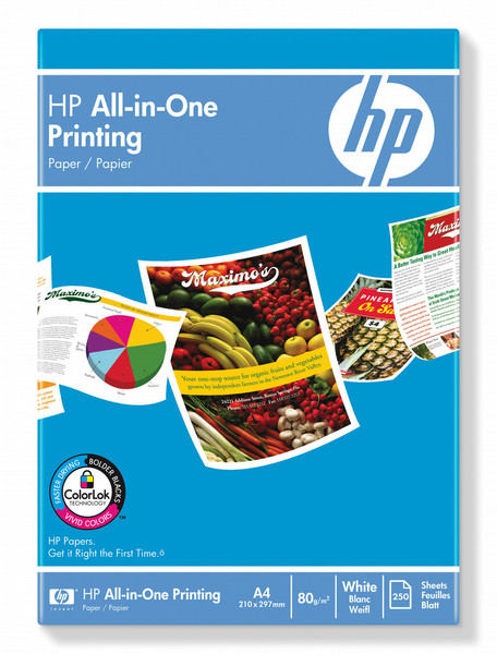 HP All-in-One Printing Paper-250 sht/A4/210 x 297 mm