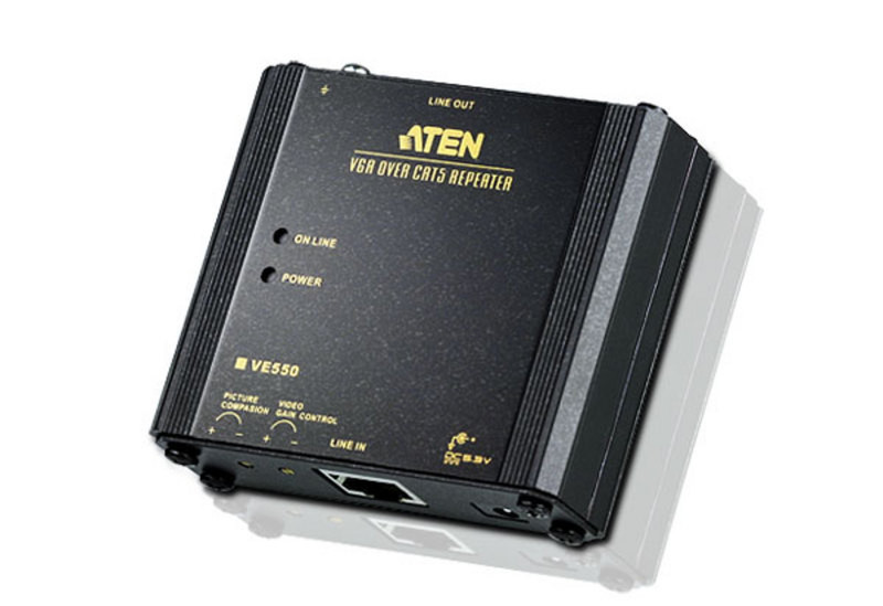 Aten VE550 AV repeater Black AV extender