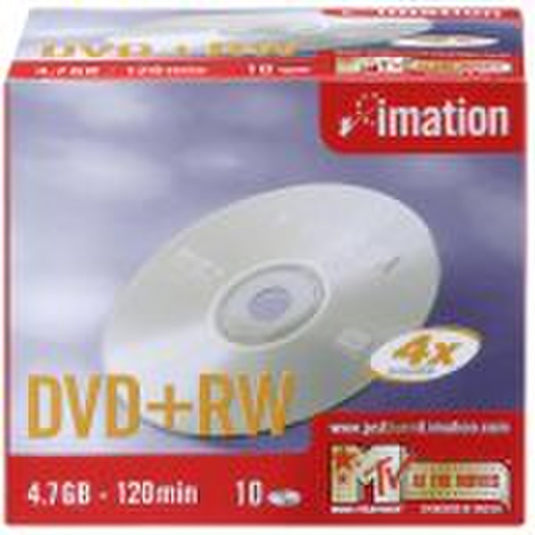 Imation DVD+RW ShowBox 10pk 4.7GB 10pc(s)