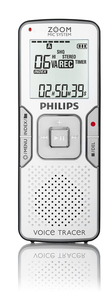 Philips LFH0862 Встроенная память Черный, Cеребряный диктофон